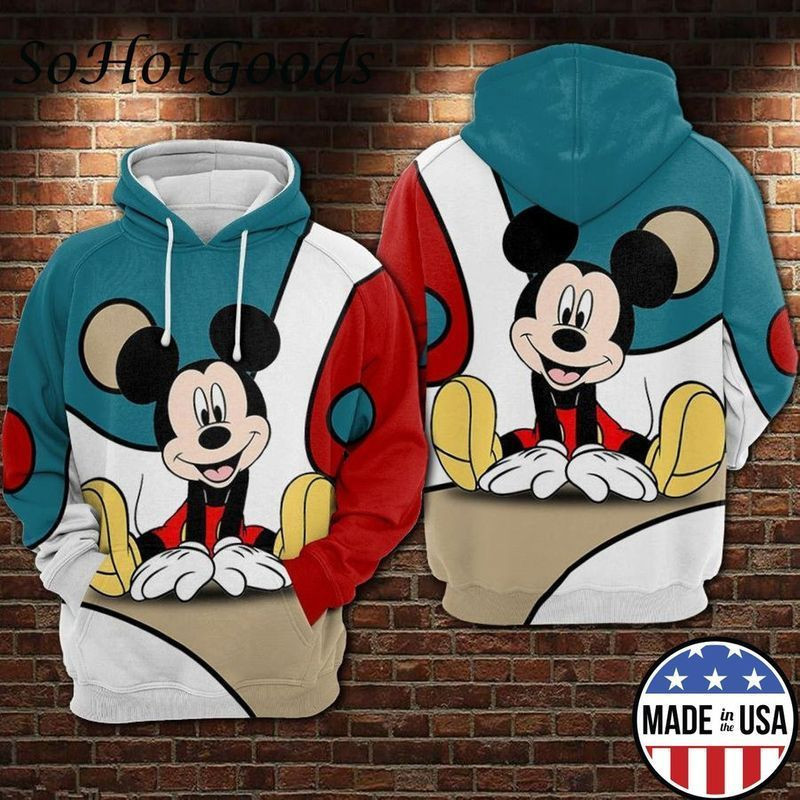 Mickey Full Printing Hoodie Walt Full Printing 3d Hoodie 630