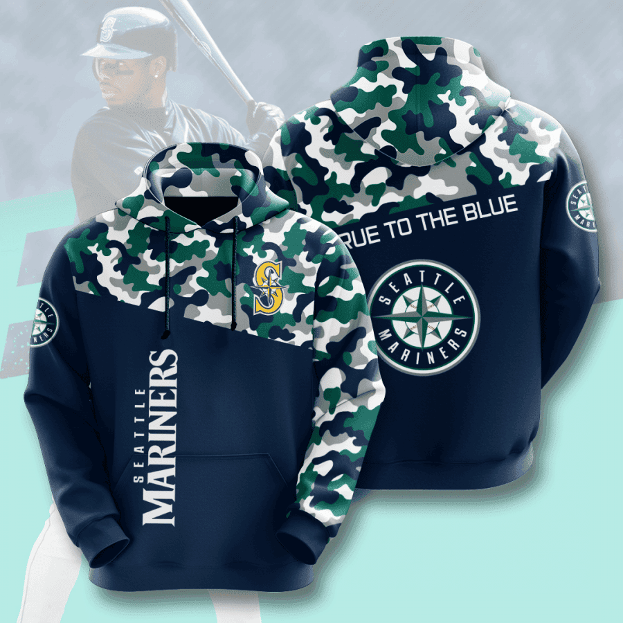 Seattle Mariners 3D All Over Print Hoodie & Zip Hoodie