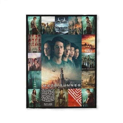 Runner Fleece Sherpa Blanket