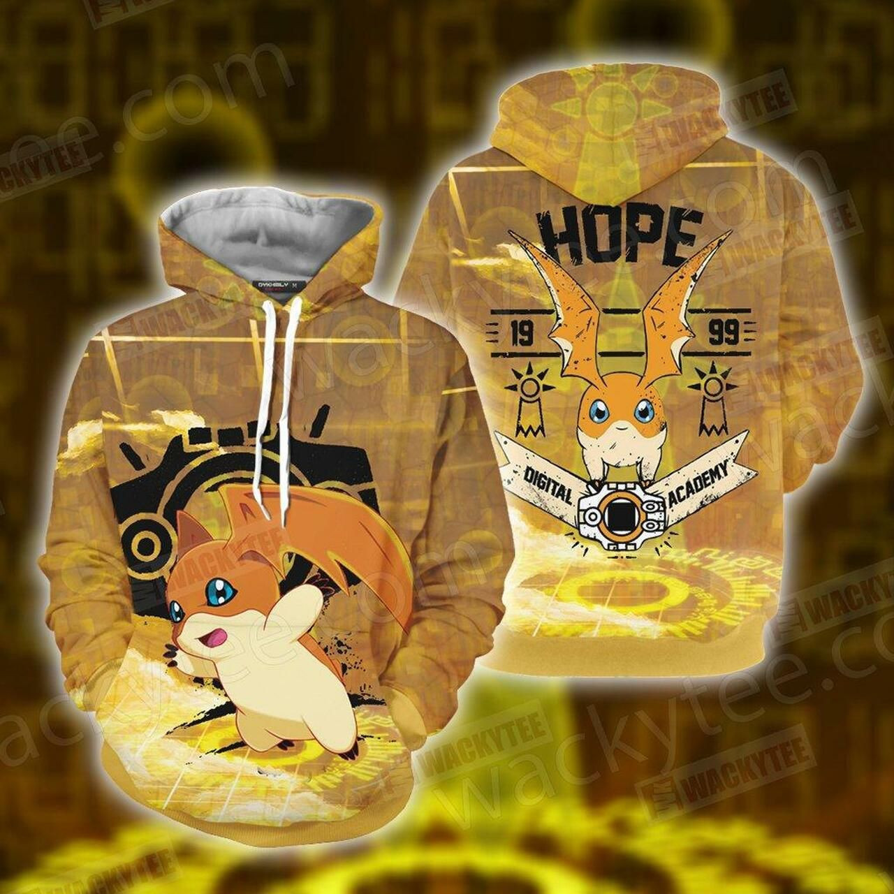Digimon The Crest Of Hope Unisex 3D All Over Print Hoodie & Zip Hoodie