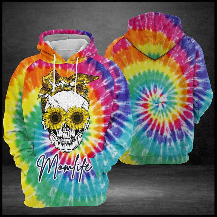 Skull Mom Life 3D All Over Print Hoodie & Zip Hoodie