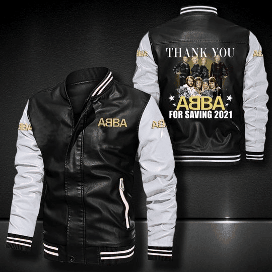 Abba Thank You For The Memories 5k602 Gifts Lover Leather Bomber Jacket 51