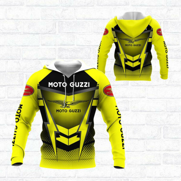 Moto Guzzi Shirt 307, 3d Hoodie Zip Hoodie 2881