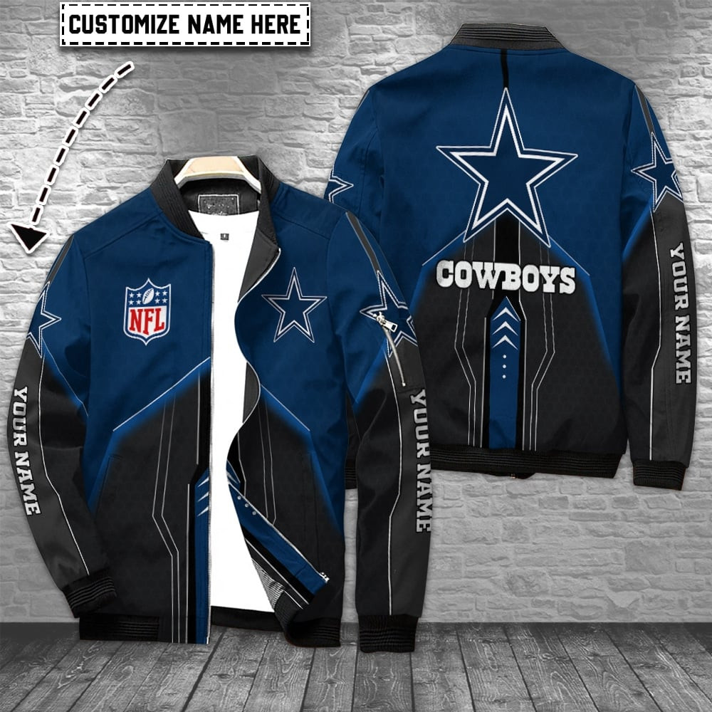 Cowboys Personalized Bomber Jacket BG896
