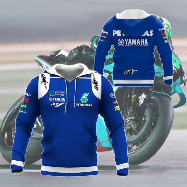 Yamaha Racing Shirt 574, 3d Hoodie Zip Hoodie 2149