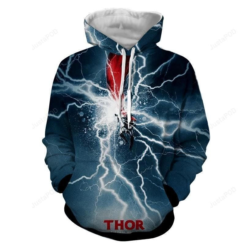 Thor Electric Attack 3D All Over Print Hoodie & Zip Hoodie