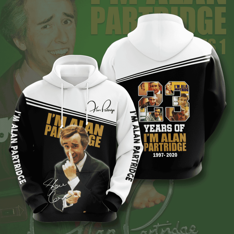 I M Alan Partridge Movie Character Anniversary 23 Years 3D All Over Print Hoodie & Zip Hoodie