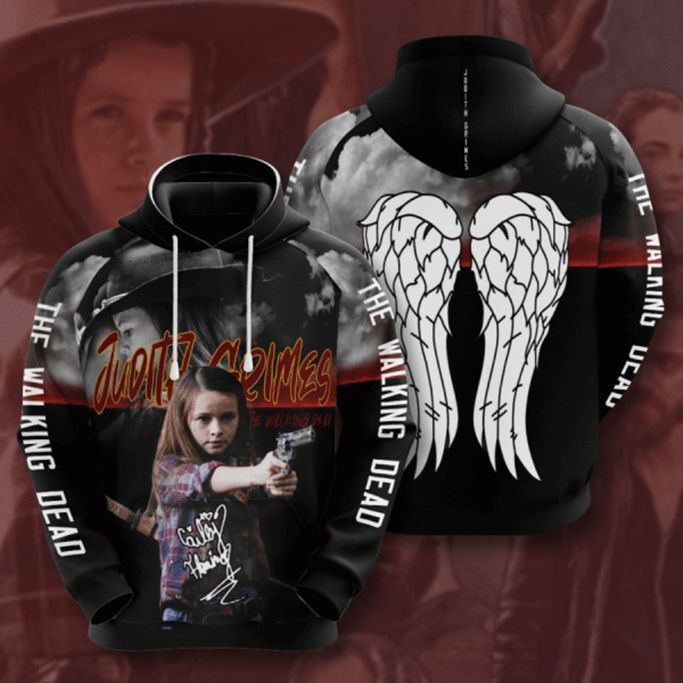 The Walking Dead Judith Grimes Cailey Fleming Design Gift For Fan Custom 3d Hoodie All Over Printed Hoodie