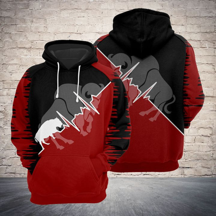 Love Bison 3D All Over Print Hoodie & Zip Hoodie