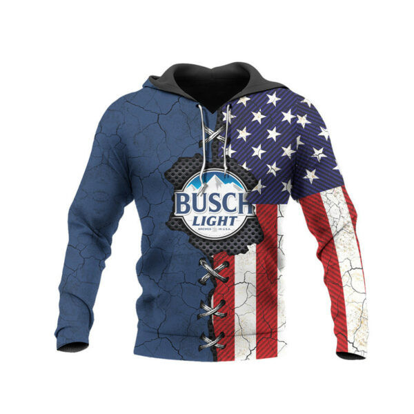 Vintage Skull Busch Light Hoodie 2, Gift For Fan 3d All Over Print Shirt Hoodie 2475