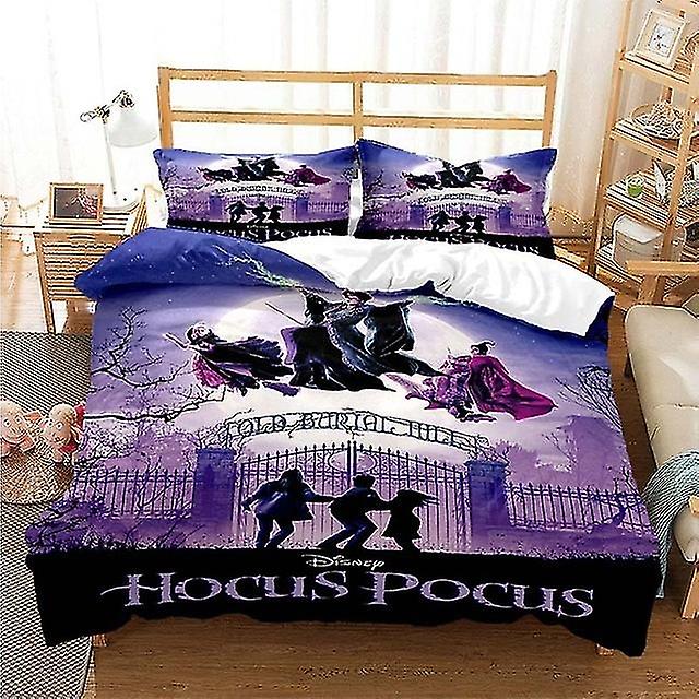 Hocus Pocus Bedding Set Sanderson Sisters The Old Burial Hill Duvet Covers