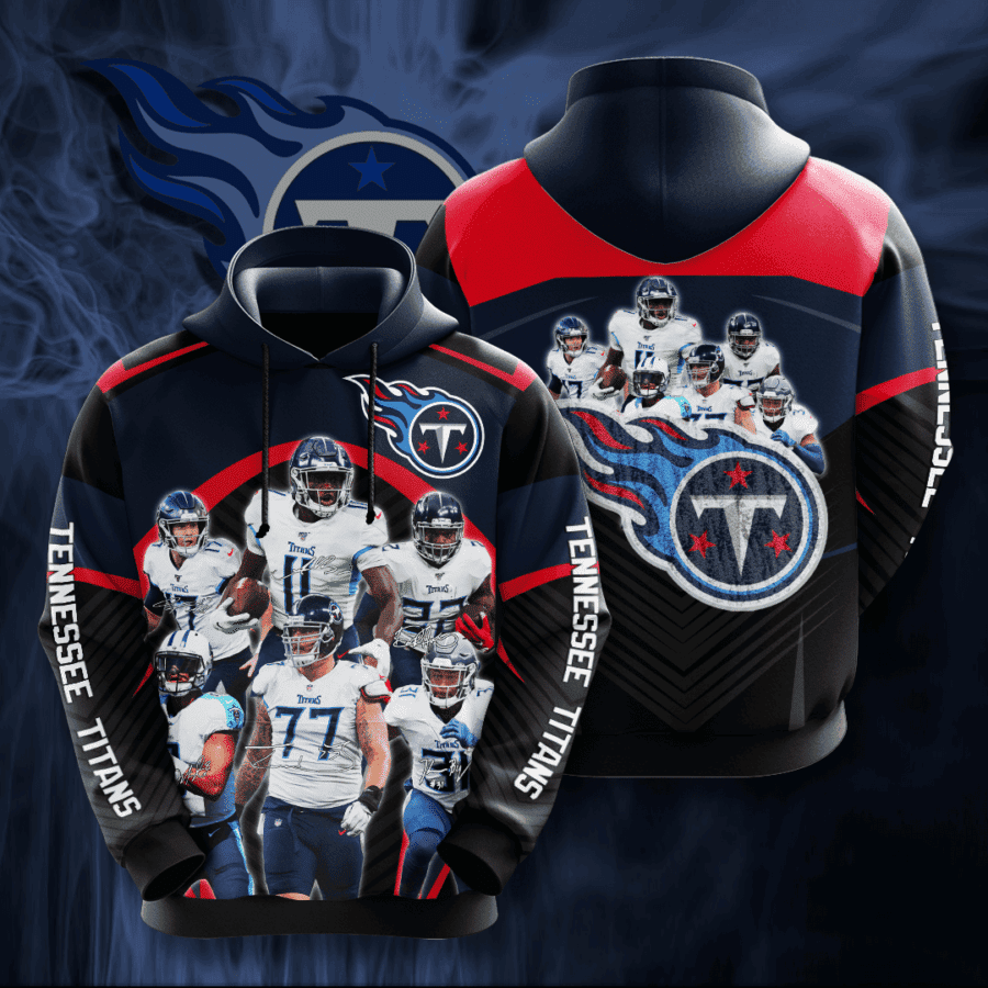 Tennessee Titans 3D All Over Print Hoodie & Zip Hoodie