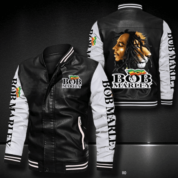 Bob Marley Music Thank You For The Memories 5k610 Gifts Lover Leather Bomber Jacket 55