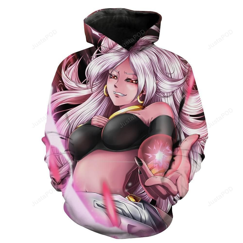 Sexy Android 21 Buu 3D All Over Print Hoodie & Zip Hoodie