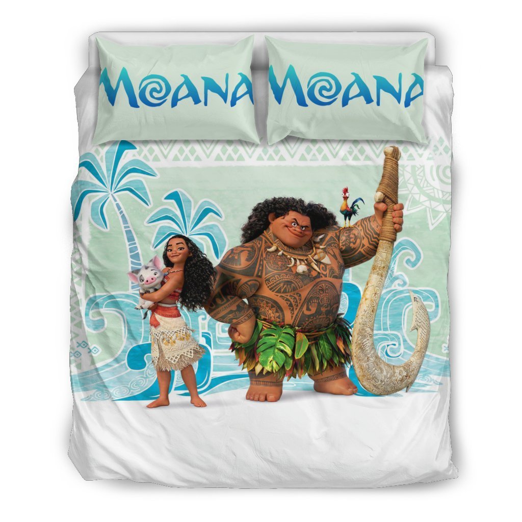 Moana Bedding Set DN Moana And Maui Graphic Duvet Covers