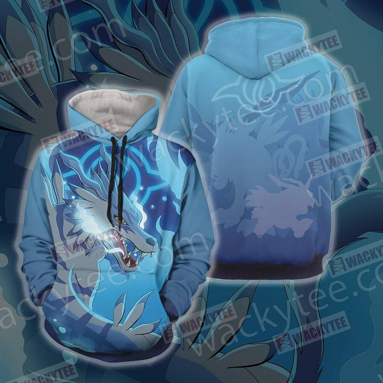 Digimon Garurumon 3D All Over Print Hoodie & Zip Hoodie