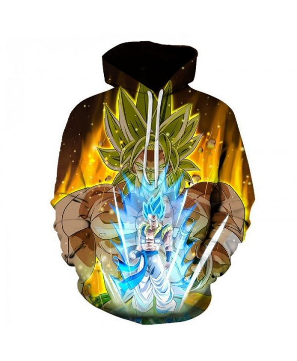 Dragon Ball Z Cartoon Dragon Ball Super Girl Cool Polluver B 3D All Over Print Hoodie & Zip Hoodie