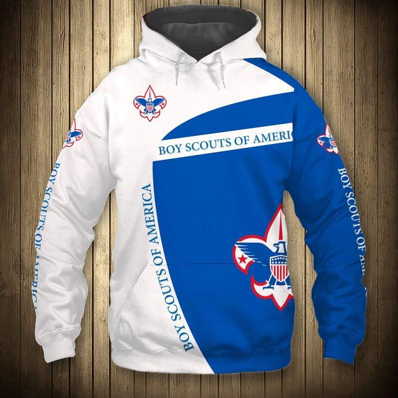 Boy Scouts Of America 5k437 Cartoon 3d Hoodie Zip Hoodie