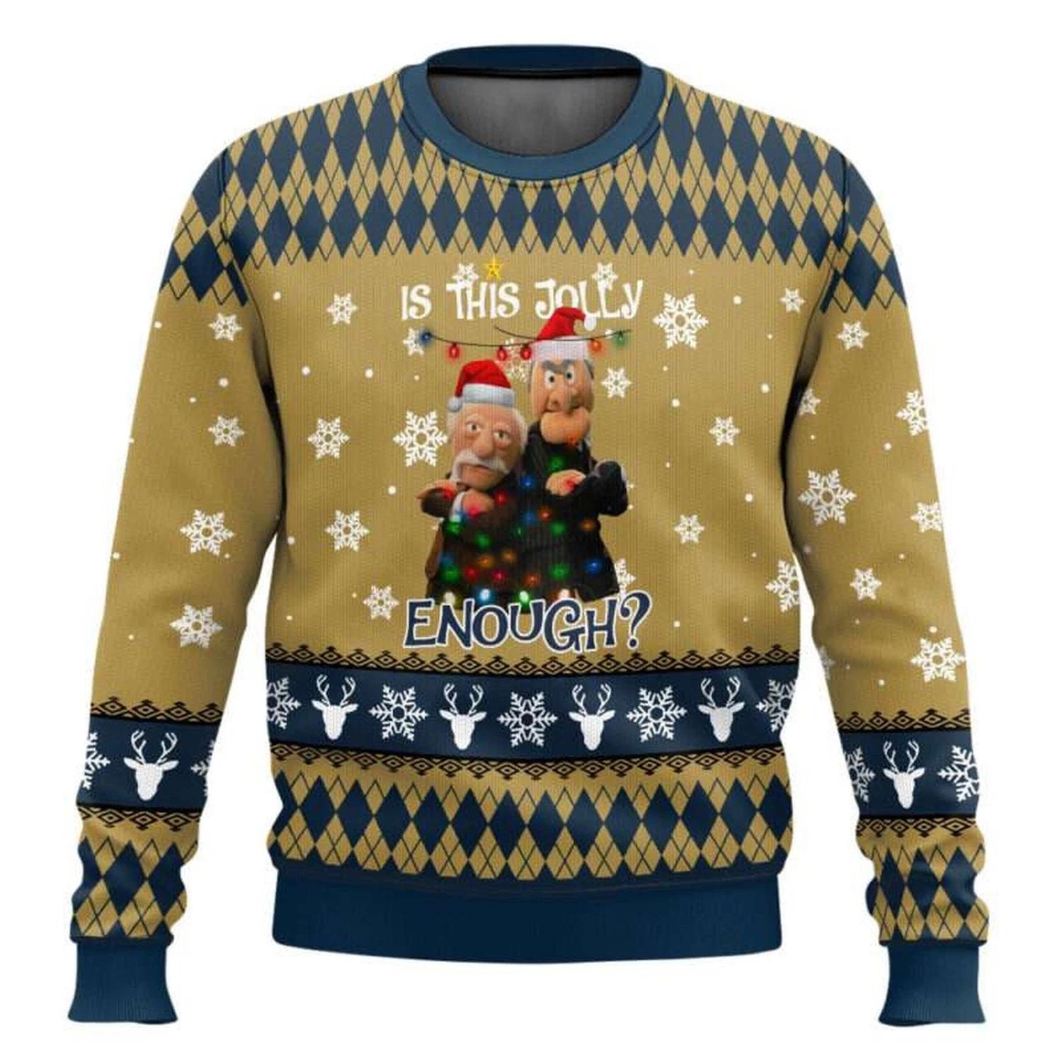 Is This Jolly Enough Muppets Ugly Christmas Sweater