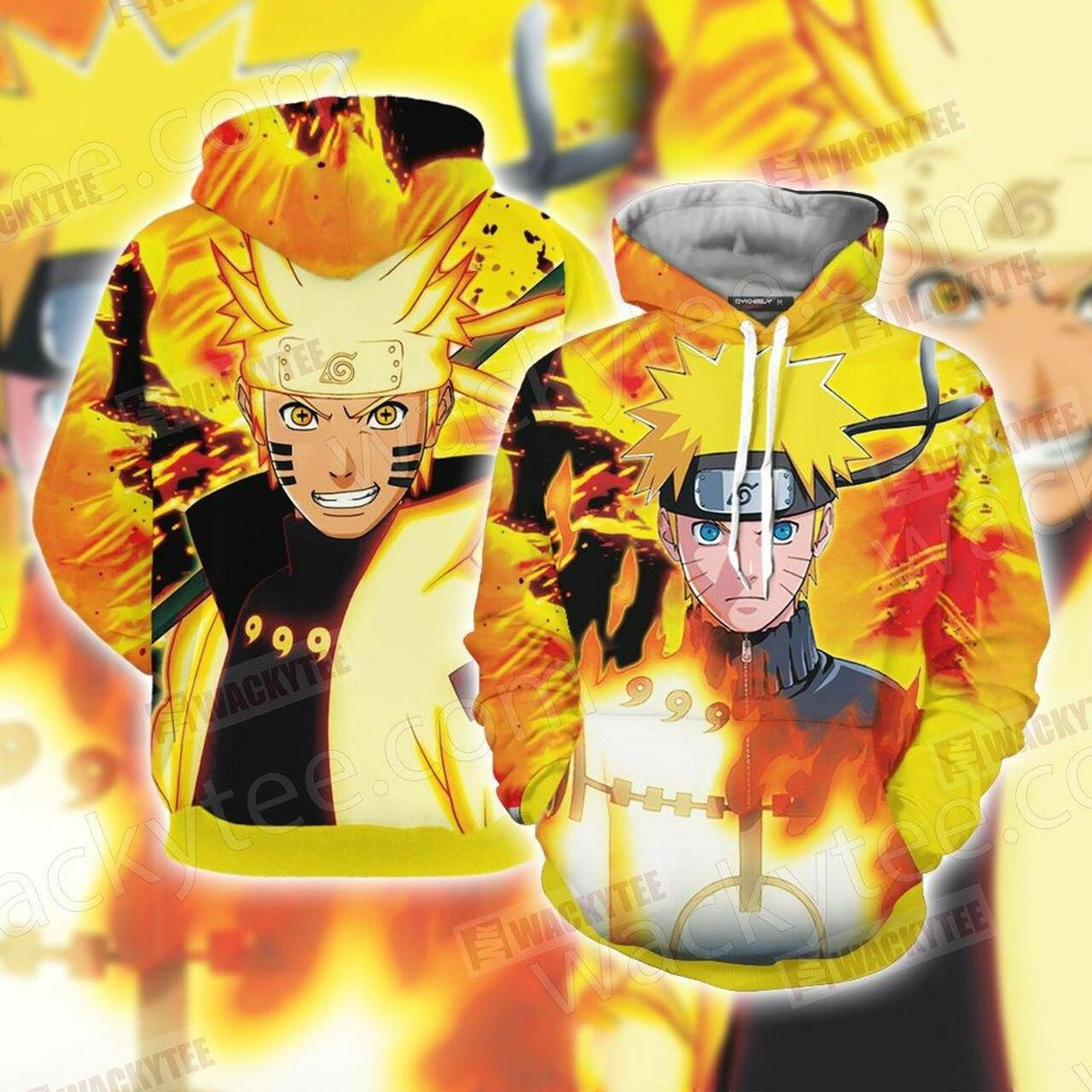 Naruto Unisex 3D All Over Print Hoodie & Zip Hoodie