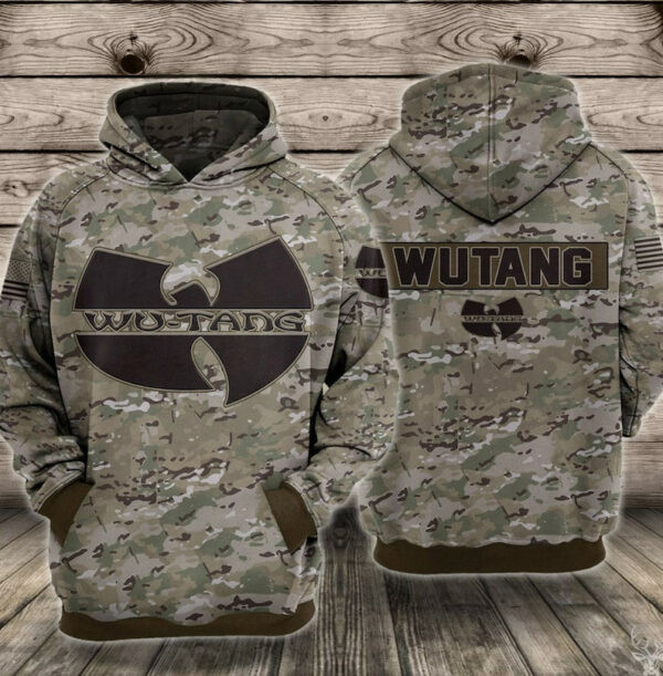 Wu Tang Clan Hip Hop,wu Tang Clan Army Military 2k723 Cartoon 3d Hoodie 2592
