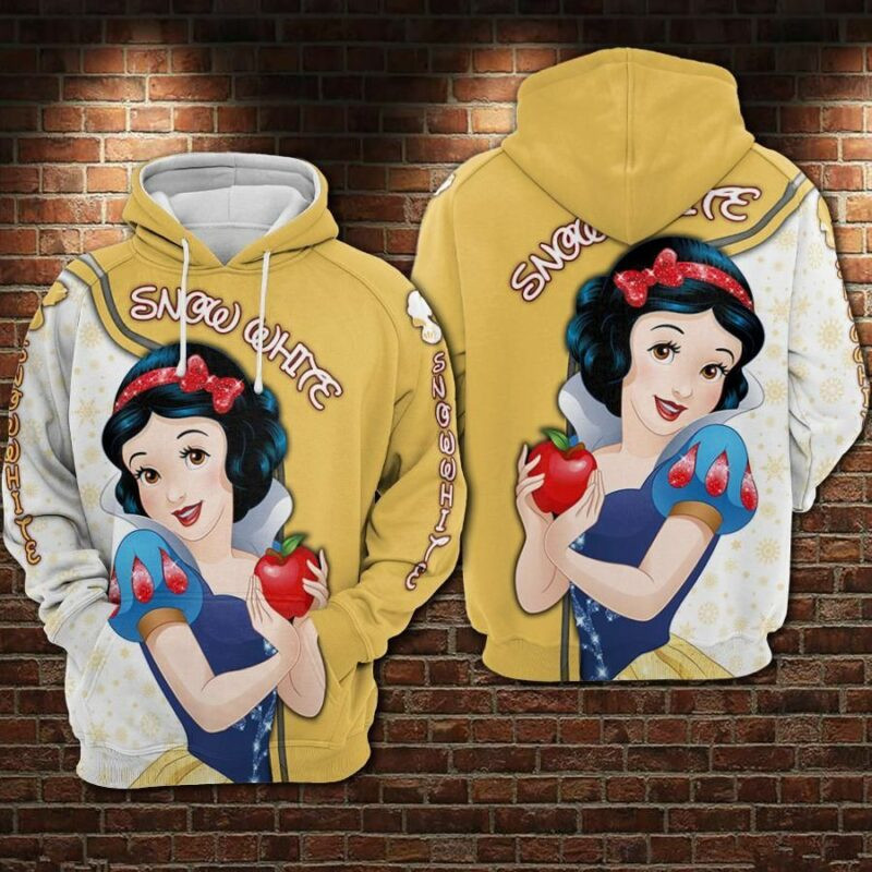 Snow White And The Seven Dwarfs 1 Over Print 3d Hoodie Zip Hoodie