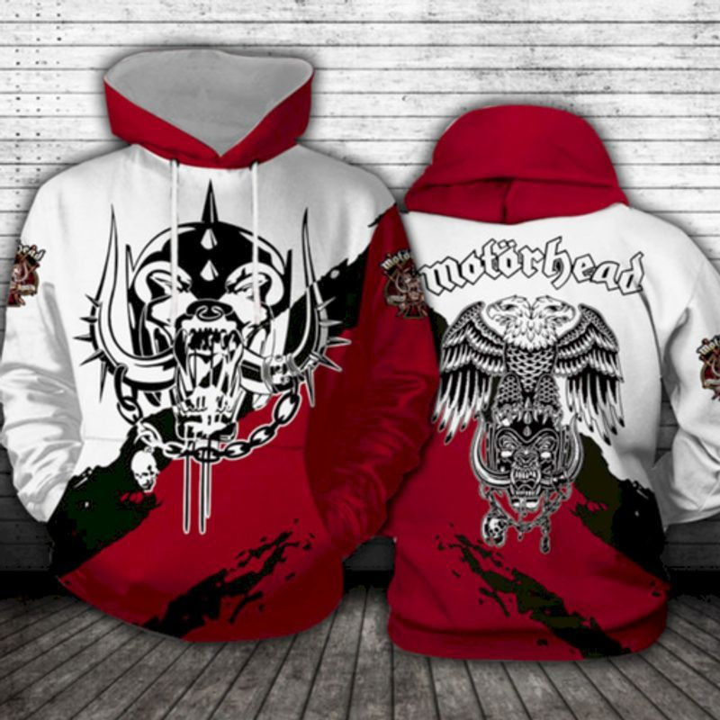 Motorhead Big Logo All Over Printing 3d Hoodie