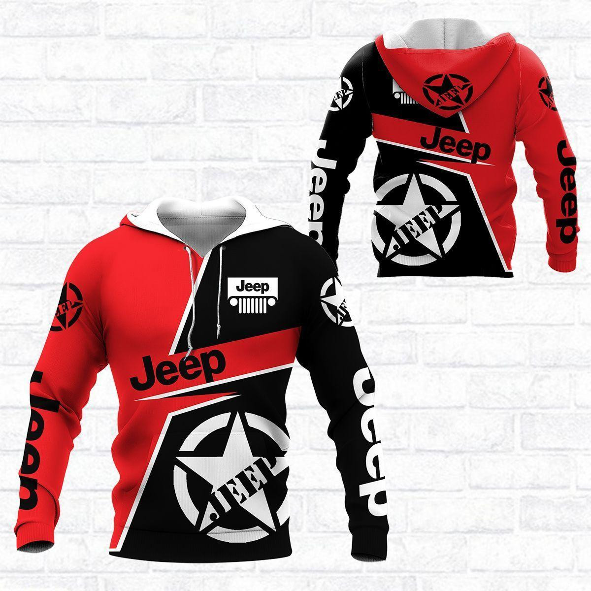 Jeep Shirt 939, 3d Hoodie Zip Hoodie