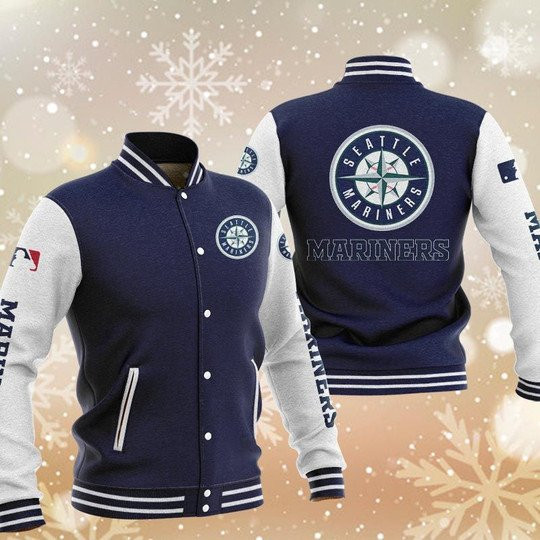 Seattle Mariners Navy Baseball Jacket
