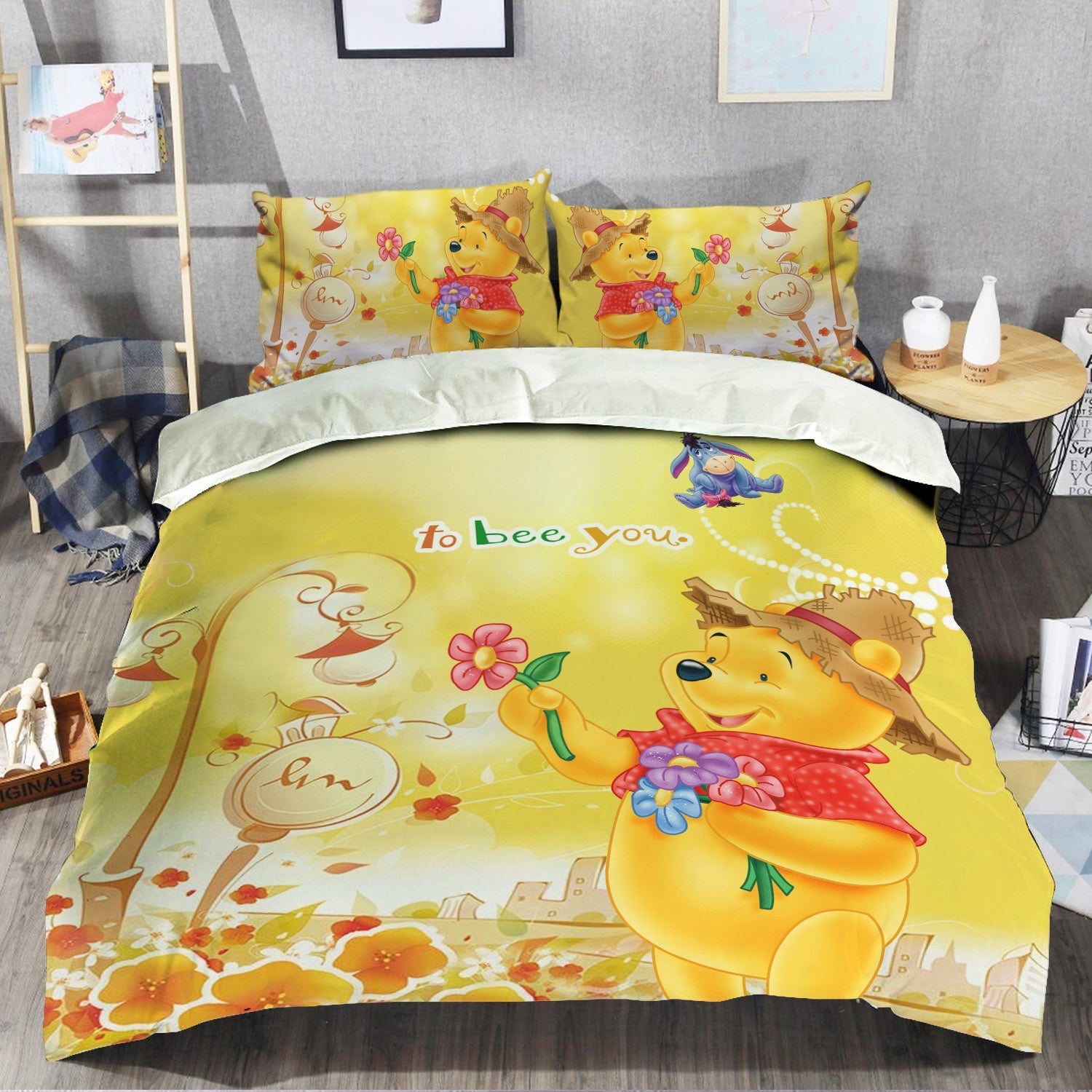 WTP Bedding Set DN Gardener Pooh To Bee You Duvet Covers