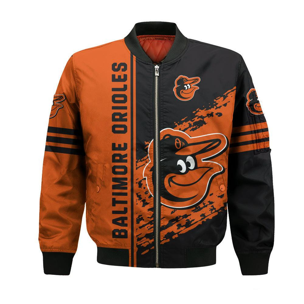 Baltimore Orioles Quarter Style Bomber Jacket