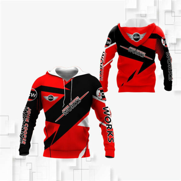 Mini John Cooper Works Shirt 687, 3d Hoodie Zip Hoodie 1931