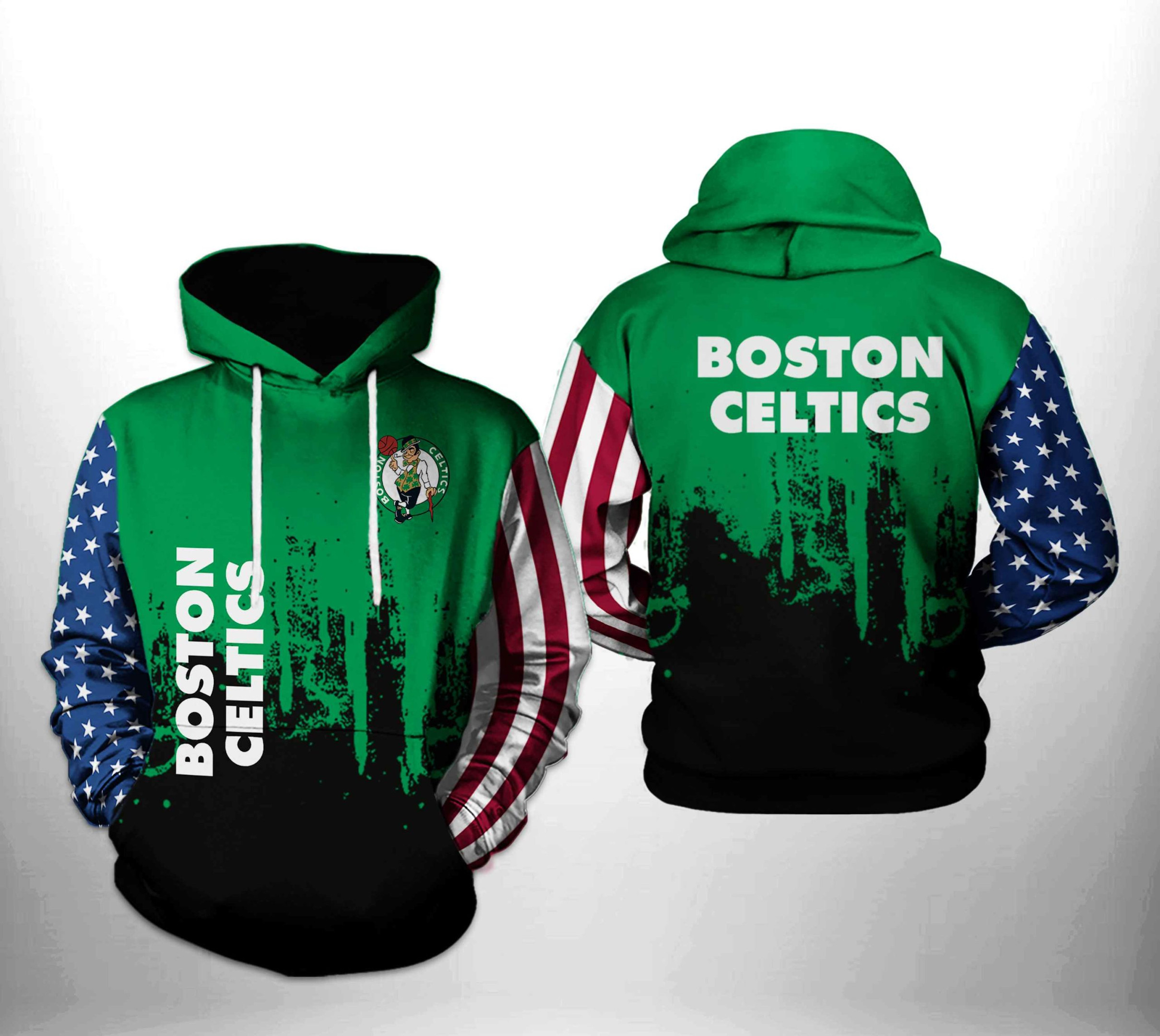 Boston Celtics Team US 3D All Over Print Hoodie & Zip Hoodie