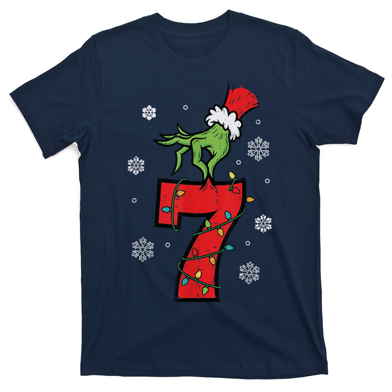 Number 7 67 Meme 6 7 Christmas T-Shirt