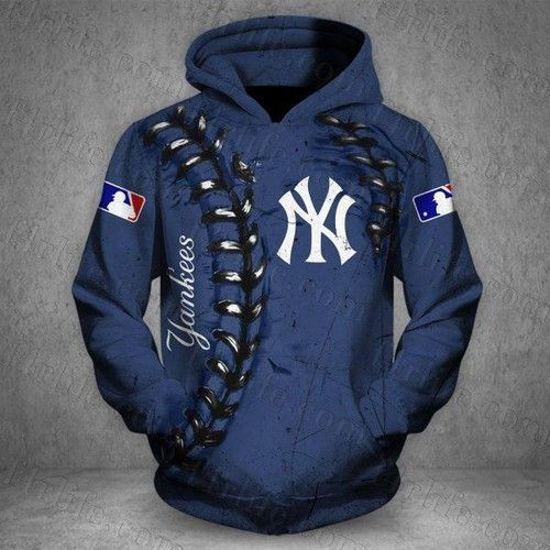 New York Yankees Zip 3D All Over Print Hoodie & Zip Hoodie