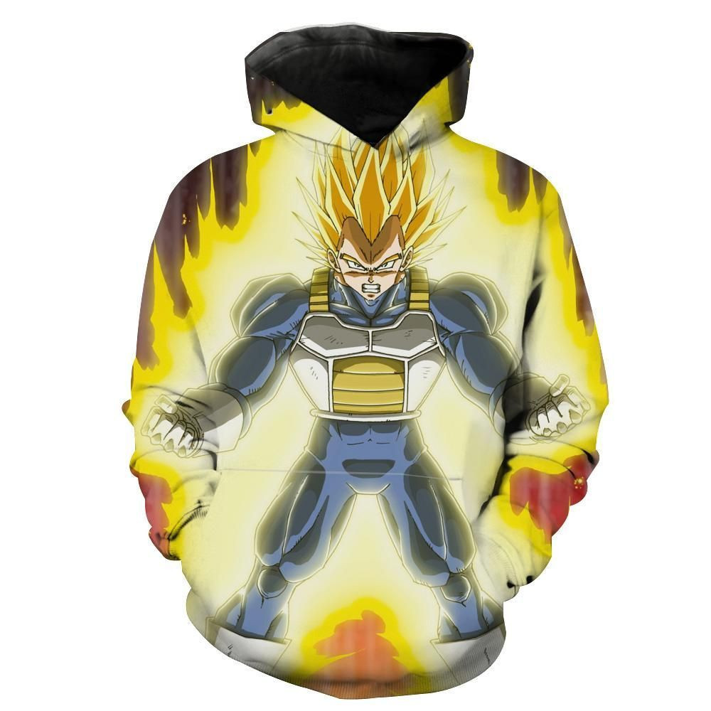 Super Vegeta 3D All Over Print Hoodie & Zip Hoodie