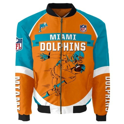 Miami Dolphins Thick Bomber Jacket CSBBT192
