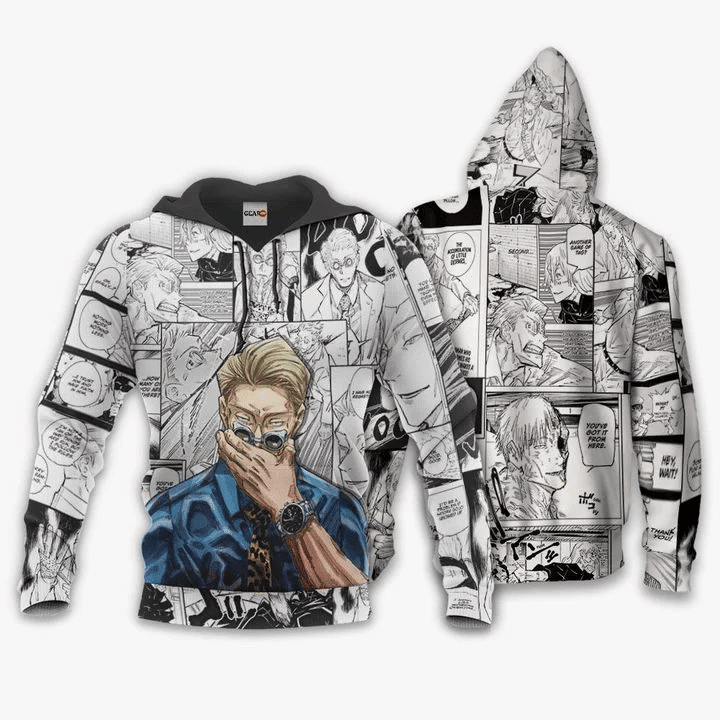Nanami Kento Jujutsu Kaisen 3d Hoodie Zip Hoodie
