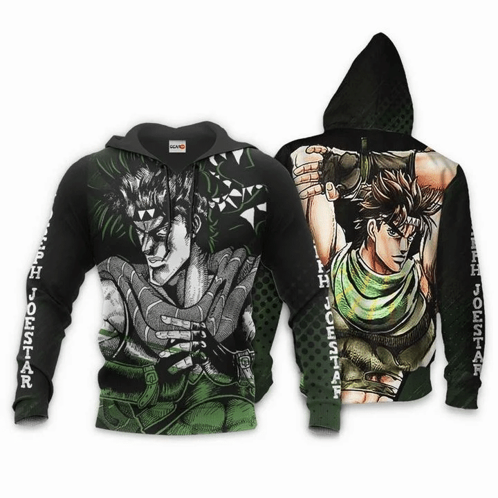 Joseph Joestar Jojo's Bizarre Adventure 3d Hoodie Zip Hoodie