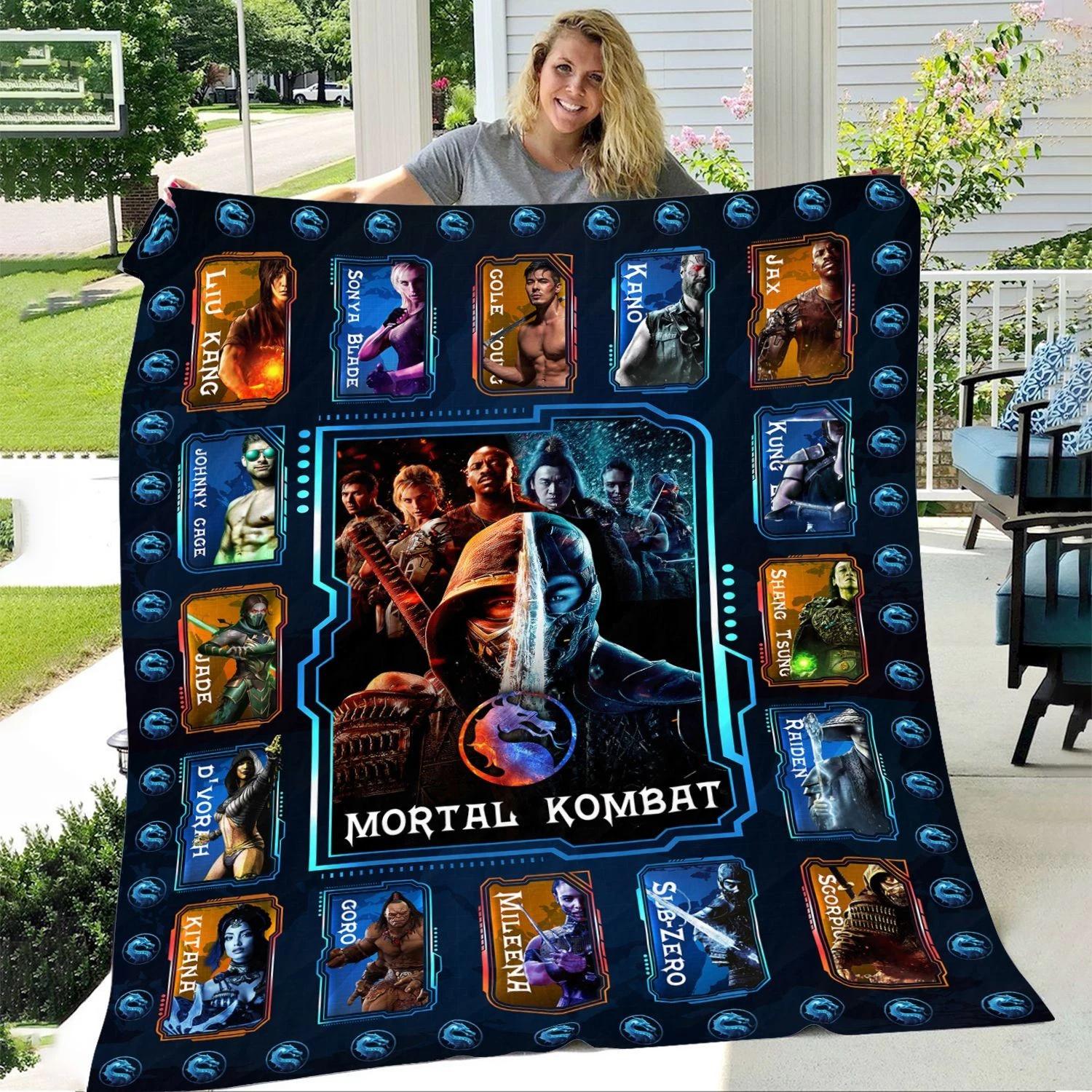 Mortal Fleece Sherpa Blanket
