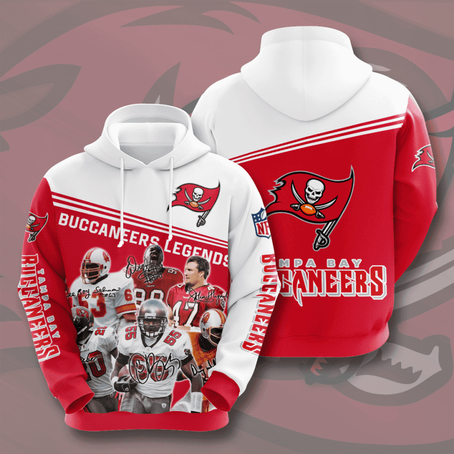 Tampa Bay Buccaneers 3D All Over Print Hoodie & Zip Hoodie