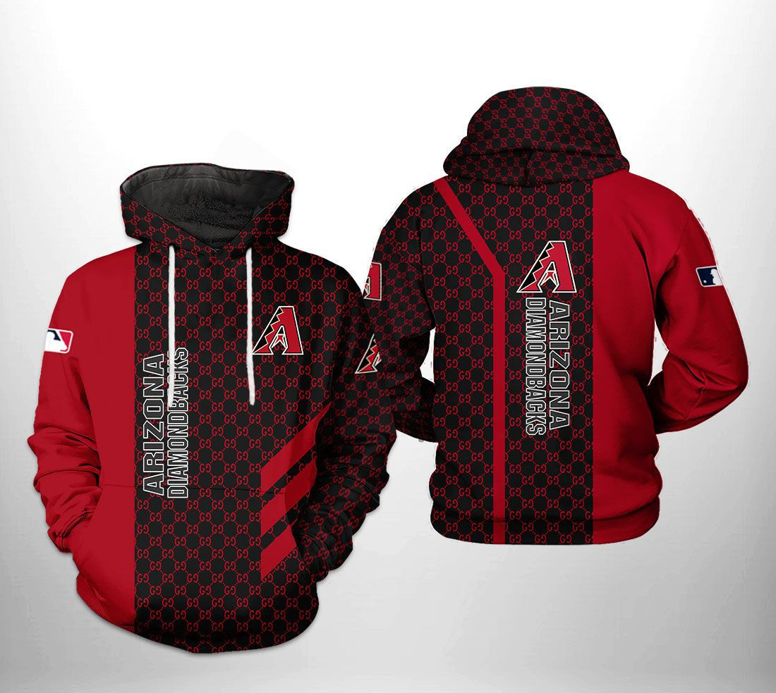 Arizona Diamondbacks MLB 3D All Over Print Hoodie & Zip Hoodie