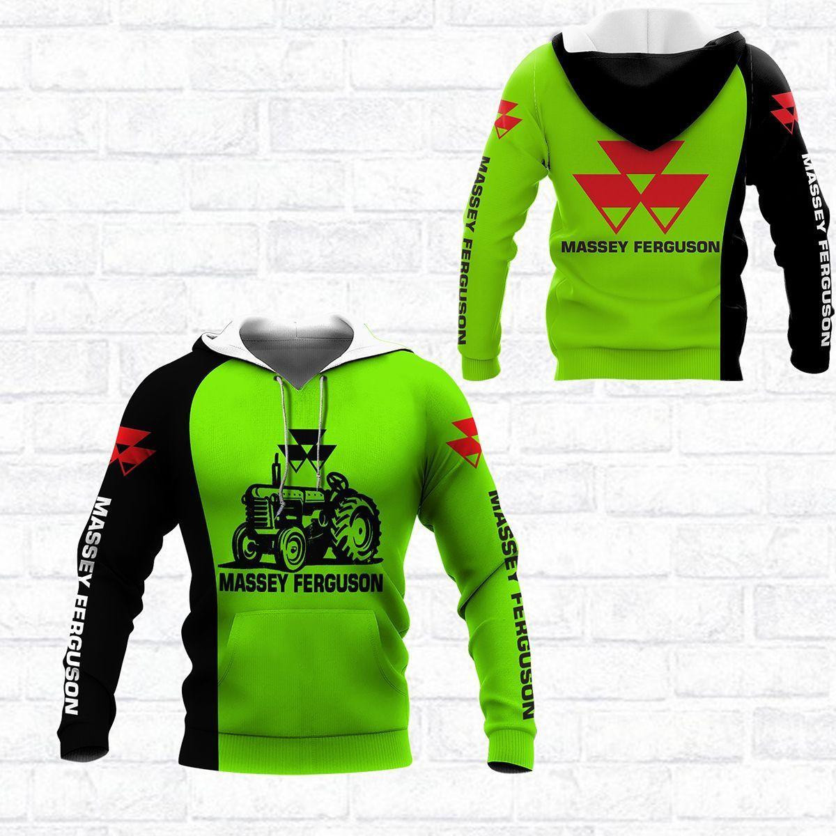 Massey Ferguson Shirt 1004, 3d Hoodie Zip Hoodie