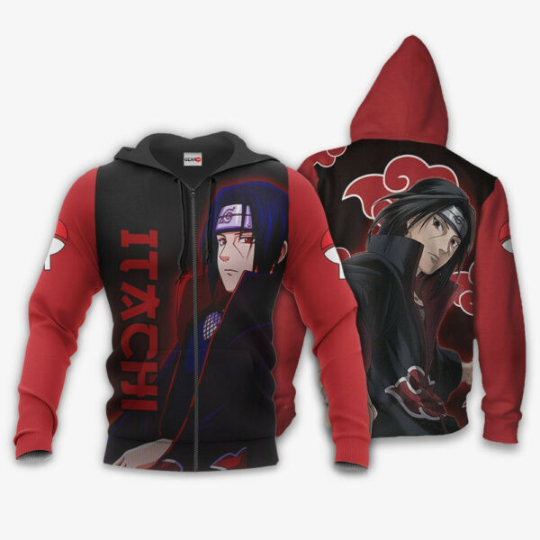 Uchiha Itachi Akatsuki Naruto Anime 3k81 Cartoon 3d Hoodie Zip Hoodie 1833