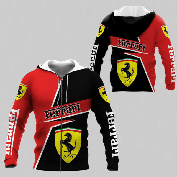 Scuderia Ferrari Luxyry Racing Car F1 8k145 3d Zip Hoodie Hoodie Ii0 2655