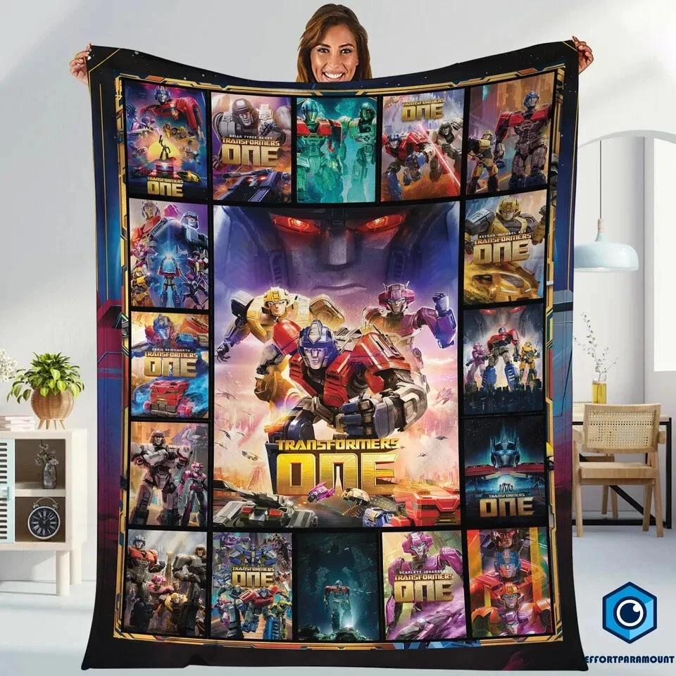 Transformers Fleece Sherpa Blanket