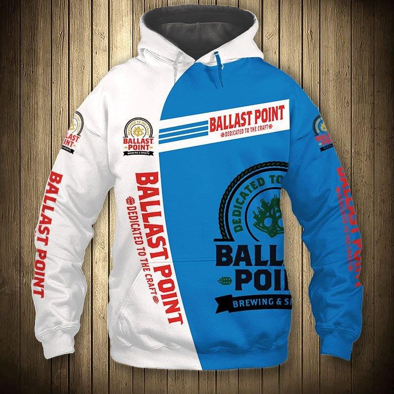 Ballast Point Brewing 5k407 Cartoon 3d Hoodie Zip Hoodie