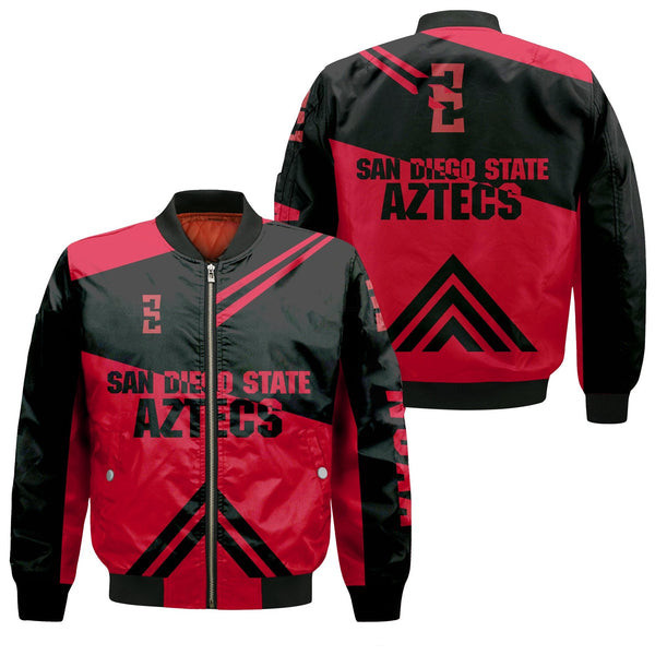San Diego State Aztecs Stripes Version Bomber Jacket