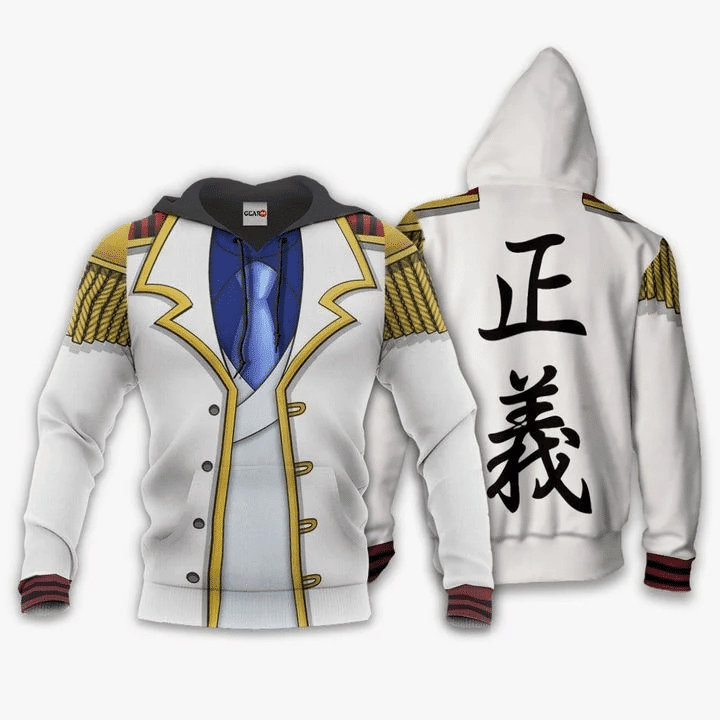 Monkey D Garp One Piece 3d Hoodie Zip Hoodie