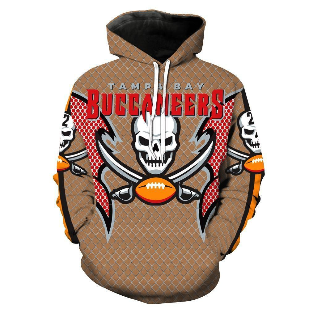 Tampa Bay Buccaneers 3D All Over Print Hoodie & Zip Hoodie